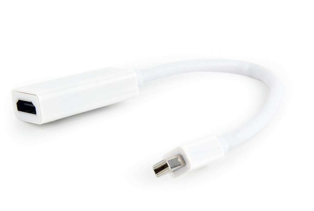 Adapteris GEMBIRD A-mDPM-HDMIF-02-W Gembird Mini Displayport male to HDMI female adapter