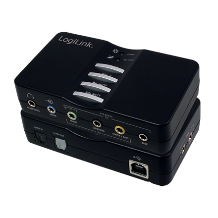 Adapteris Logilink USB sound box 7.1 8-channel UA0099