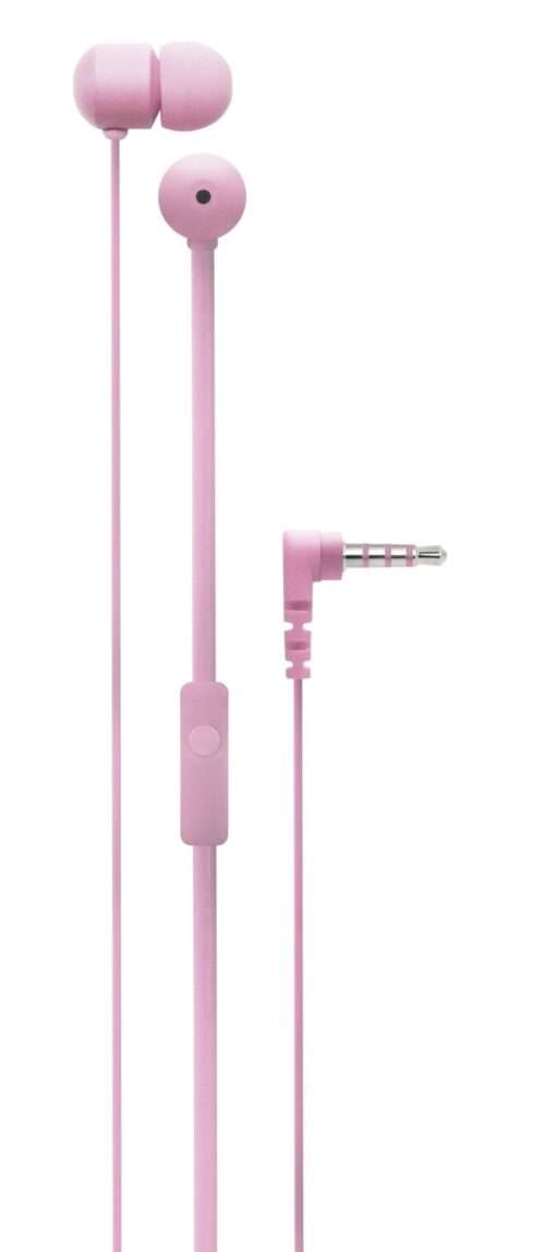 Ausinės su mikrofonu Degauss SPKRS(rožinė)