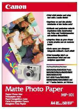 Fotopopierius CANON MP-101 PhotoPaper A4 50Blatt matt