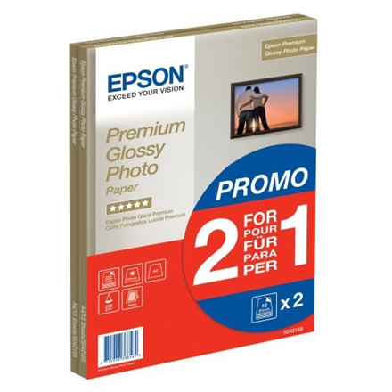 Fotopopierius EPSON Photopaper premium glossy A4 255g/qm 30sheet