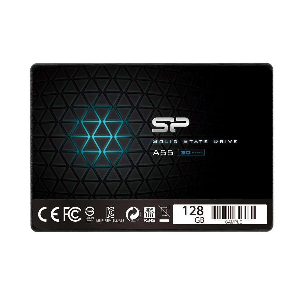 Diskas SILICONPOW SP128GBSS3A55S25 SSD 128GB 2.5 Silicon Power Ace A55  SATA3 R/W:540/420 MB/s 3D NAND