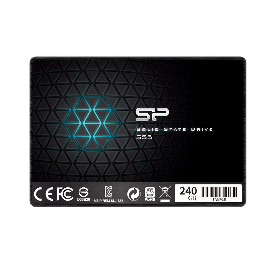 Diskas SILICONPOW SP240GBSS3S55S25 Silicon Power SSD Slim S55 240GB 2.5