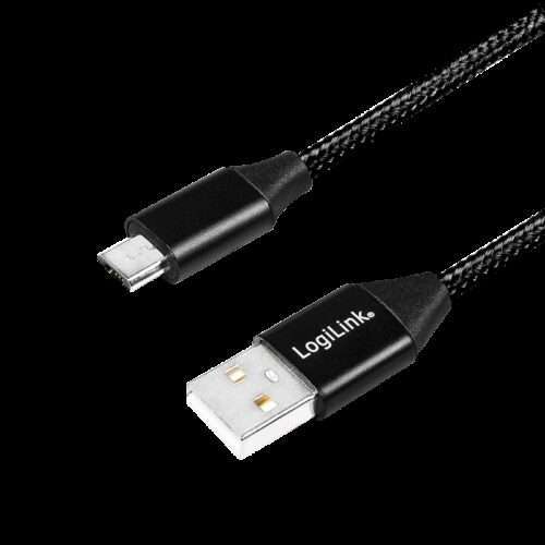 LOGILINK CU0143 USB-A 2.0 cable to micro-USB male 0.3m