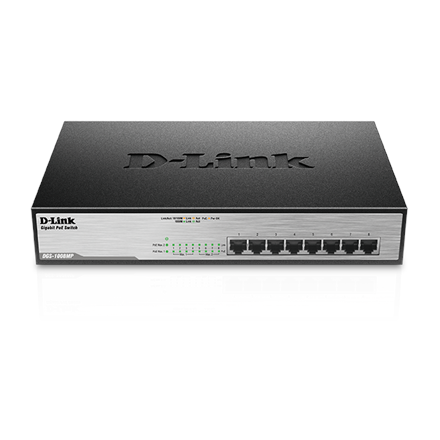 D-Link Switch DGS-1008MP Unmanaged