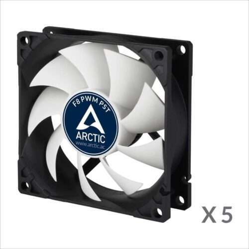 ARCTIC F8 PWM PST - 80 mm PWM PST Case Fan Computer case 8 cm Black