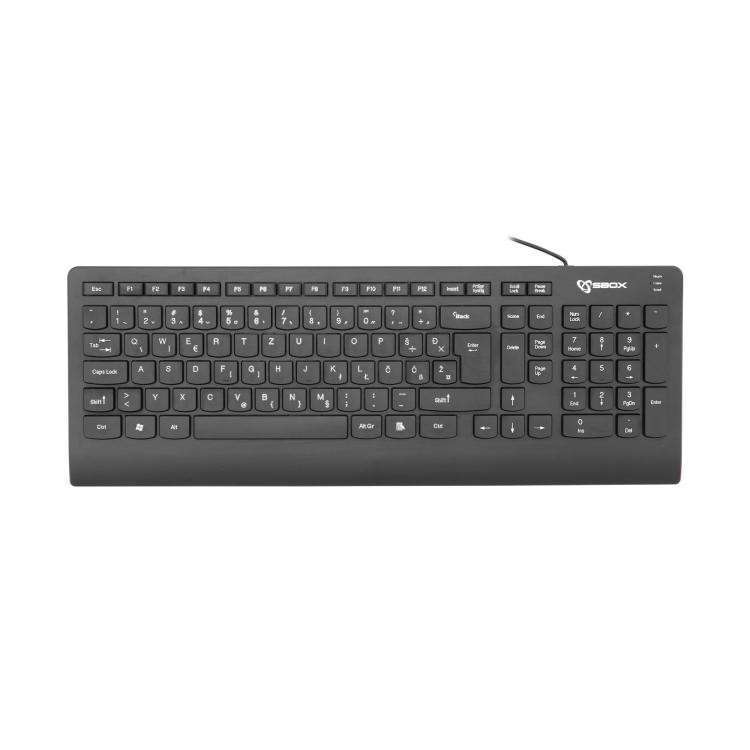 Sbox Keyboard Wired USB K-20