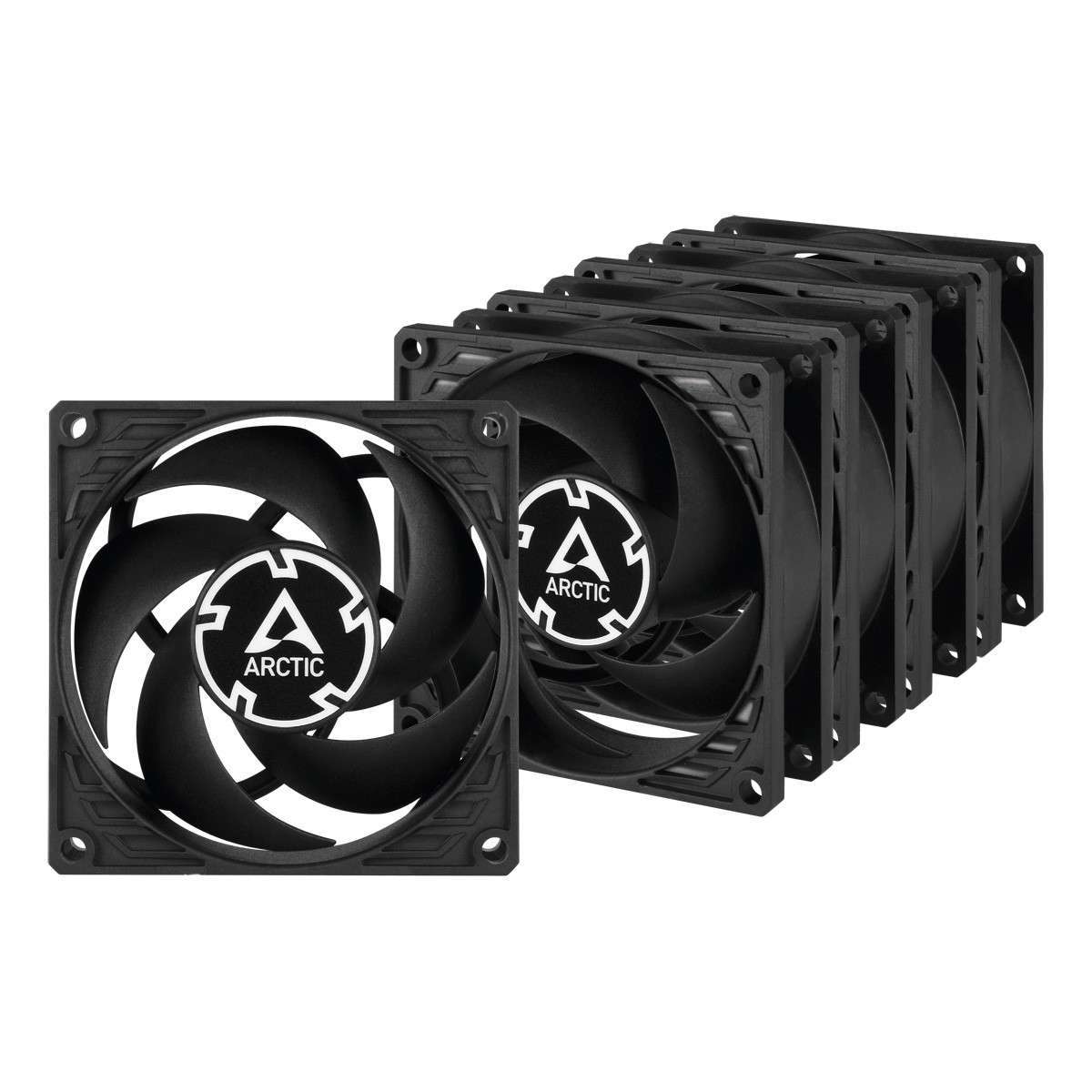 ARCTIC P8 PWM PST Value Pack - Pressure-optimised 80 mm Fan with PWM PST