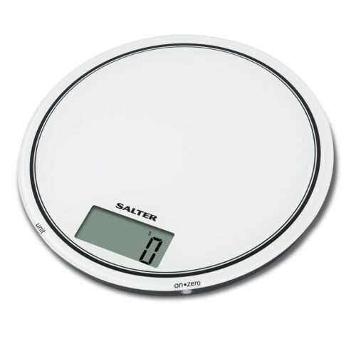 Salter 1080 WHDR12 Mono Electronic Digital Kitchen Scales - White