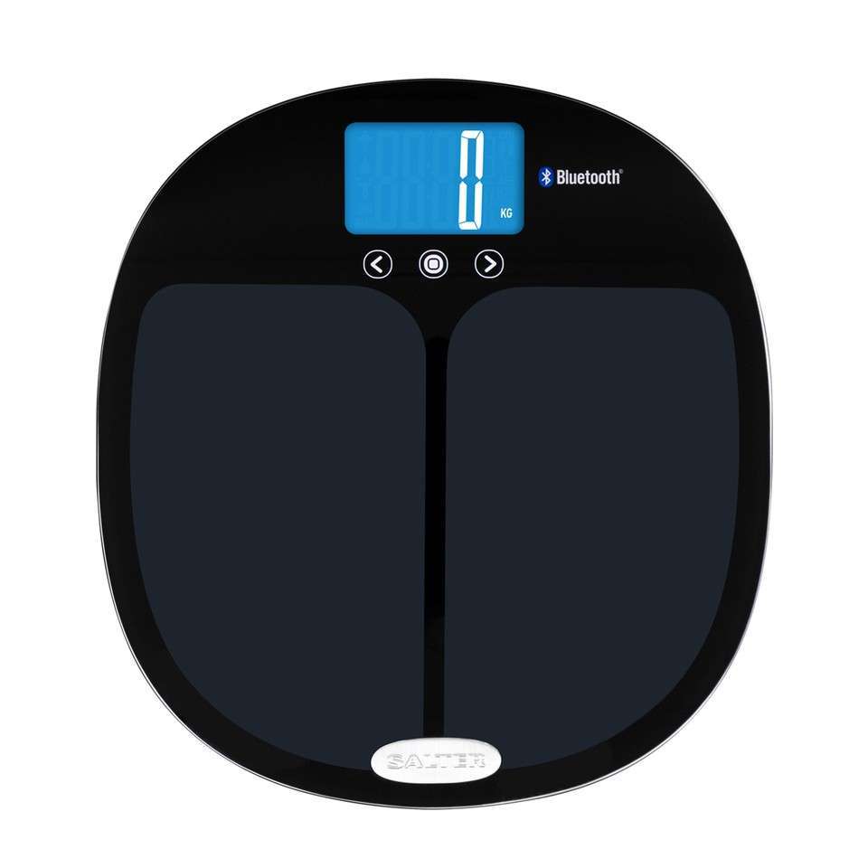Salter 9192 BK3R Curve Bluetooth Smart Analyser Bathroom Scale black