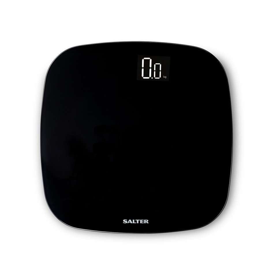 Salter 9221 BK3R Eco Rechargeable Electronic Bathroom Scale black