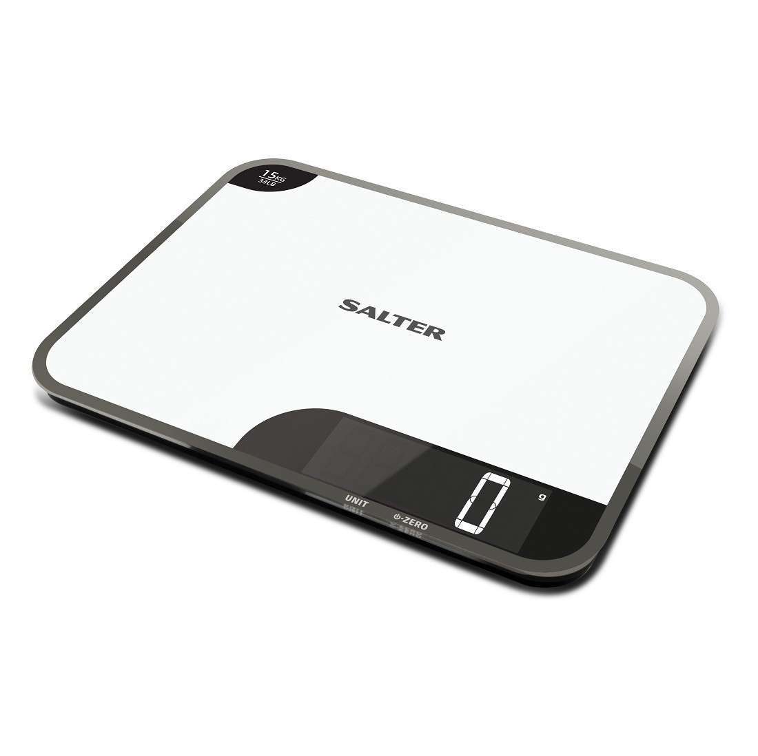Salter 1079 WHDR 15kg Max Chopping Board Digital Kitchen Scale - White