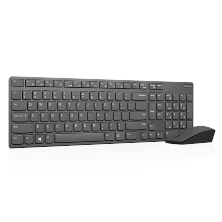 LENOVO Professional Ultraslim Wireless Combo Keyboard and Mouse US Euro