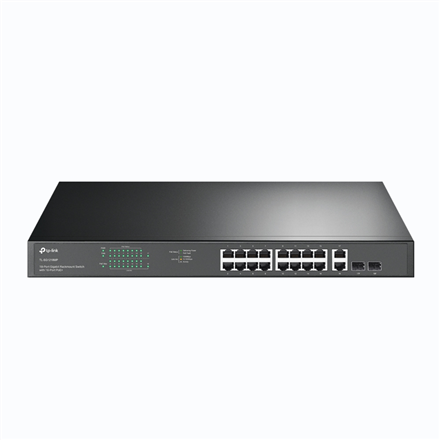 TP-LINK TL-SG1218MP network switch Fast Ethernet (10/100) Black Power over Ethernet (PoE)