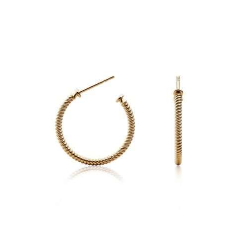 Paul Hewitt Rope Hoop Earring PH-ER-ROH-G