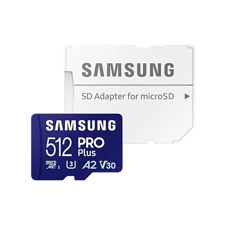 Samsung PRO Plus microSD Card with Adapter 512 GB